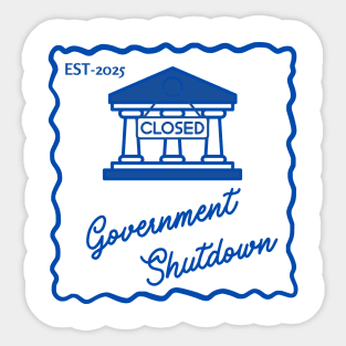 Government-Shutdown Sticker